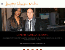 Tablet Screenshot of linnetteharriganmedia.com